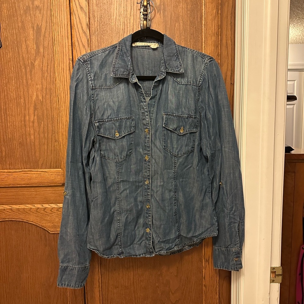 Chelsea & Violet Indigo Denim Top